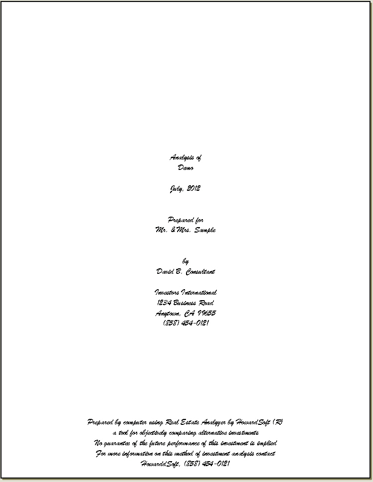 Cover page for research paper sample